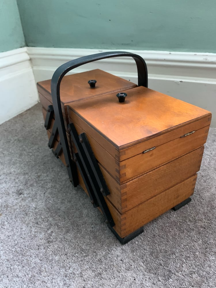 Image of Dinky Vintage Sewing Box