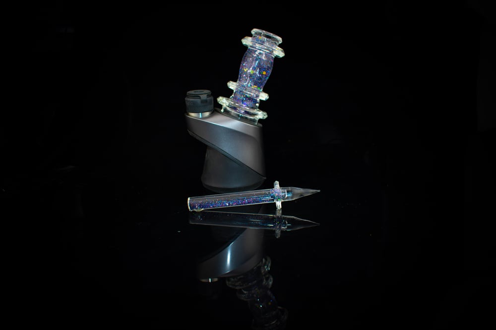 Peak chiller dry top with and matching db tool (black galaxy glitter)