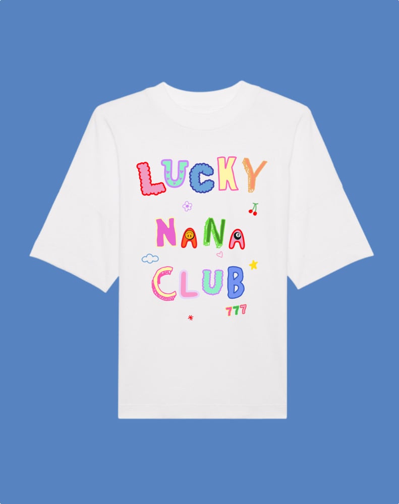 Image of the lucky club tees/sweater 