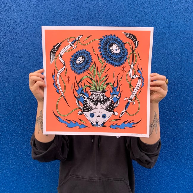 Sérigraphie Casa Mamy x Bouda 