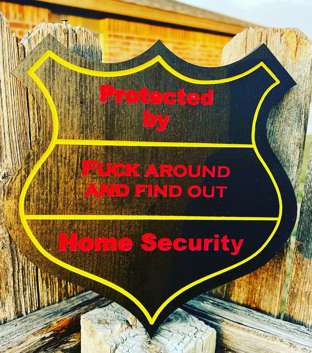 Image of FAAFO Security Sign