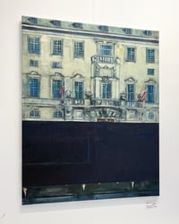 Image 2 of Painting / maleri / "København – Malerdrømme og tankestreger – Byggepladsen" / 80x100 cm
