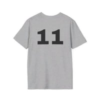 Image 4 of Custom football shirt with Football Outline and number 