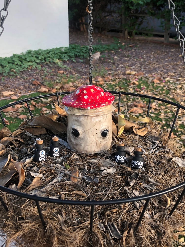 Image of Mushroom Incense Container & Candle