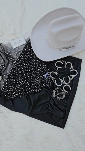 Image of Pearl Rhinestone Top