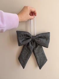 Image 1 of The Charcoal Check Story Bow