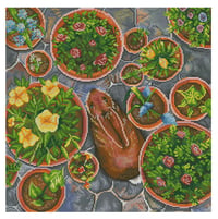Image 2 of Terra Cotta Full Size Diamond Painting by Hannah Spiegleman