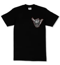 Image 1 of Calligrafitti  Shaka Tee outlined Red
