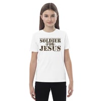 Image 2 of Soldier For Jesus Organic cotton kids t-shirt