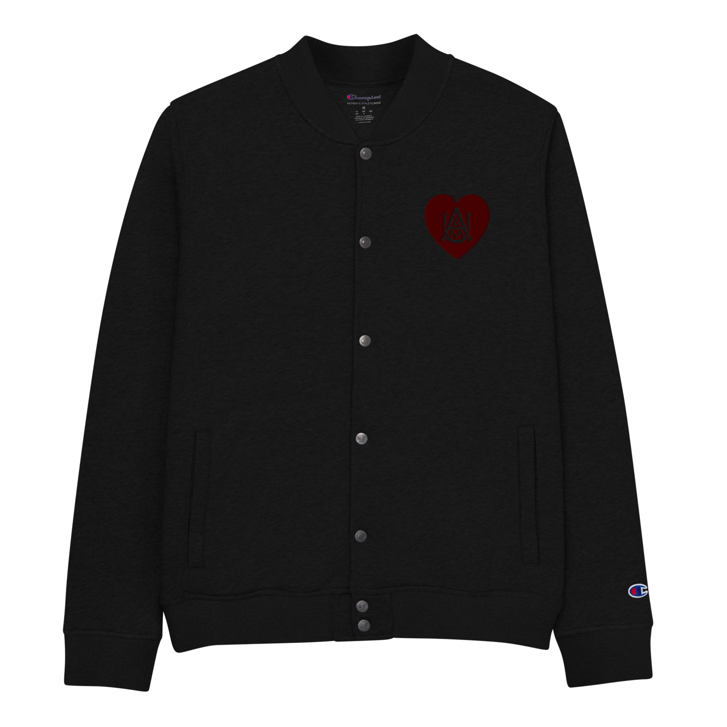 Image of AAMU Love Embroidered Champion Bomber Jacket