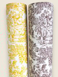 Image 5 of Loneta - Toile de Jouy - Marrón - 10€/m