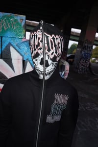 Image 1 of “DEMON FACE” FULL ZIP(RED)