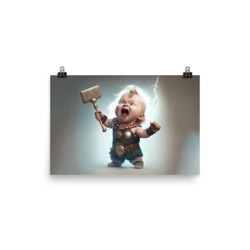 Image of Marvel Babies - Thor | Photo paper poster