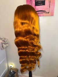 Image 1 of 24 inch body wave ginger wig