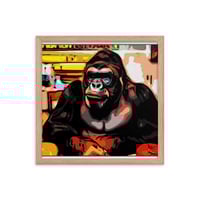 Image 22 of ZEN EXP - Hungry-Rilla Framed photo paper poster