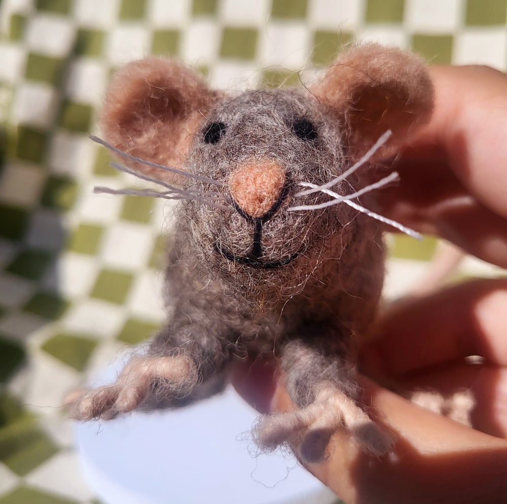 Image of Rodney the Rat fuzzy figurine 🐀 