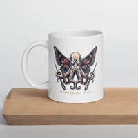 Image 2 of Strange and Unusual White glossy mug- 20 ounce size!