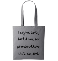 Image 3 of I Cry A Lot Tote Bag