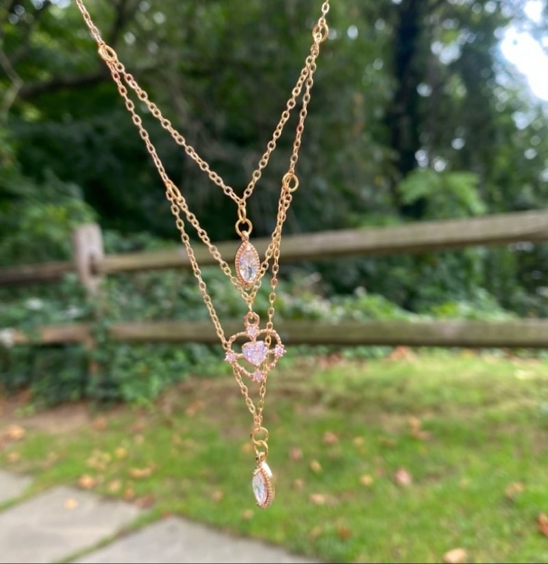 Image of Love Trinkets Choker Necklace 🦋💕✨