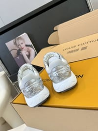 Image 3 of Silver LV Sneaker