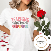 Teaching sweet hearts tee