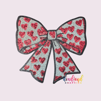 White Bow, Red Hearts 