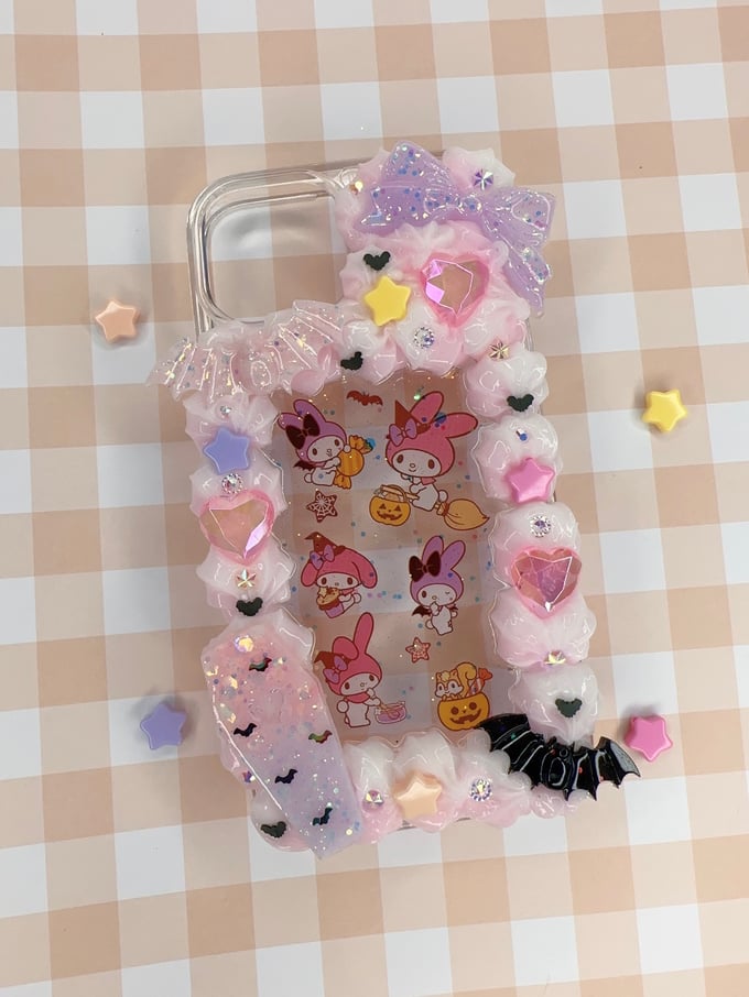 Image of iPhone 14 Halloween Melody decoden phone case