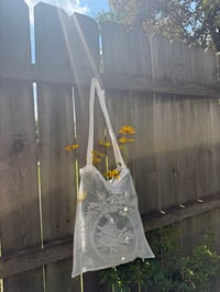 Image 1 of Lace tote bag