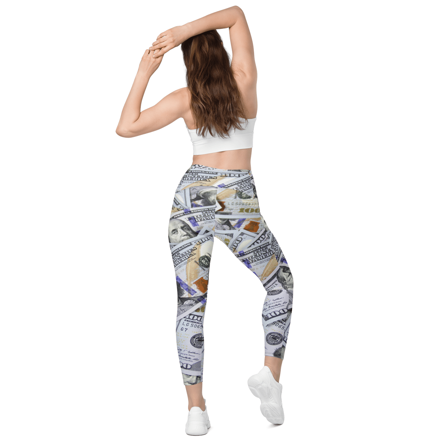 Image of Crossover leggings with pockets