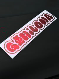 Image 2 of SMALL GOMILONA DECALS (CHROME RED) 