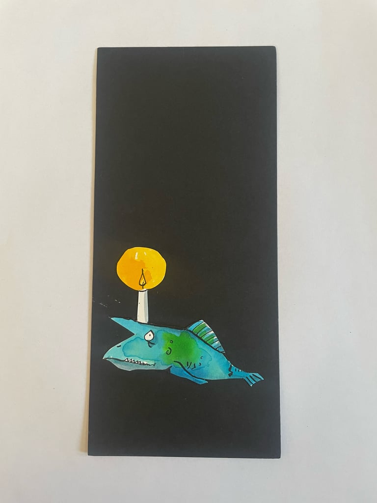 Original! Kerzentier „Unterseefisch 2“