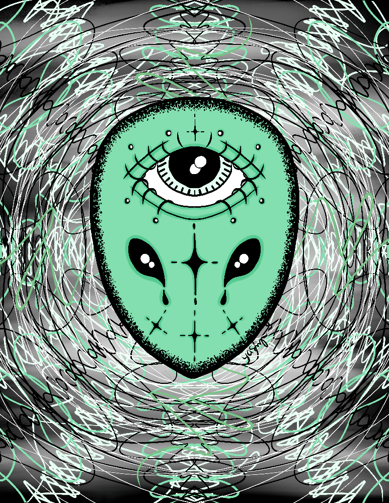 Image of Alien 👽 print