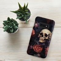 Image 5 of Goth Inspired Baroque Style Painting Skull and Flowers Tough case for Samsung®