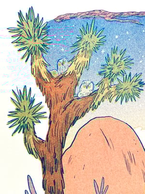 Desert Dreams Riso Print
