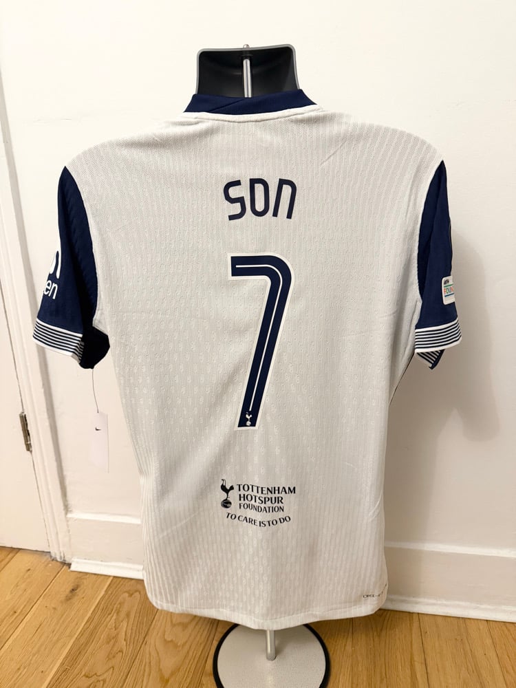 Image of PRE ORDER: Tottenham Hotspur “SON 7” Vaporknit 2024/25 Home Europa Final Shirt,   L