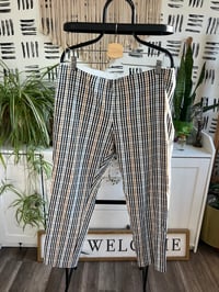 Image 1 of Target plaid ankle pants