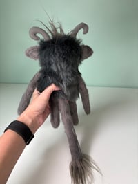 Image 5 of Happy Weighted Cyclops Monster - Dark Gray