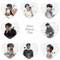 Image 1 of Ateez: Button Pins