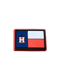 Image 1 of Astros Flag Croc Charm