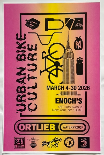 Image of Urban Bike Culture Exhibition Poster 