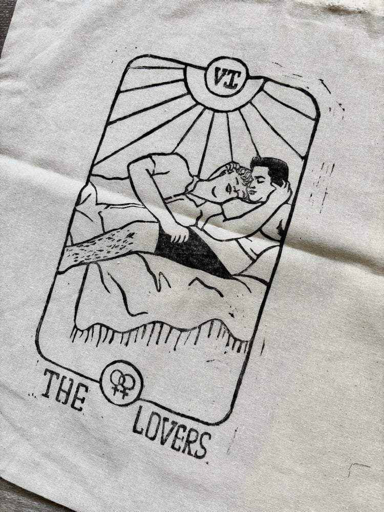 Image of The Lovers Tote Bags