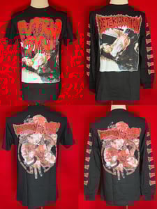 Image of Officially Licensed Putrid Stu/Deterioration Split Album Cover Short/Long Sleeves Shirts