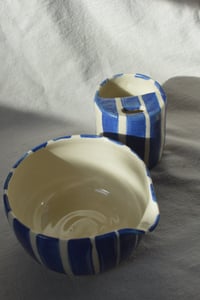 Image 3 of Matcha Duo in Blueberry Jam Stripes
