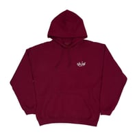 Image 1 of S4LEM MIDWEST MAROON HOODIE