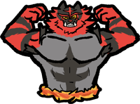 Image 3 of Incineroar Keychain