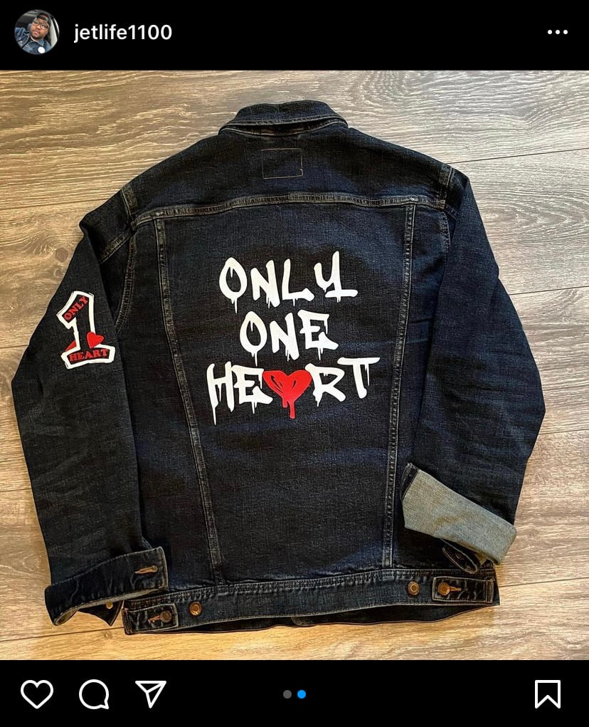 Limited Edition Jean Graffiti Jacket