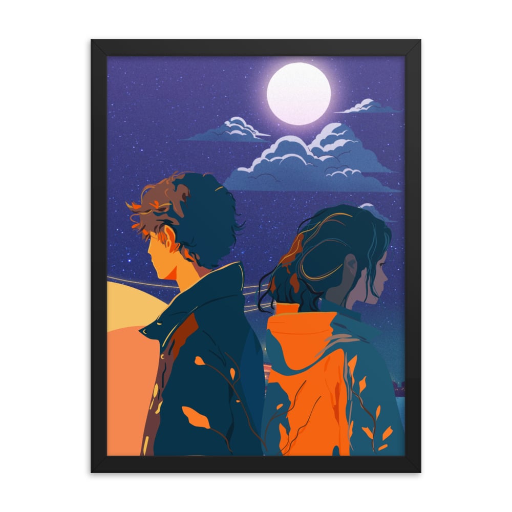 ZEN EXP - “Midnight Luv” Framed poster