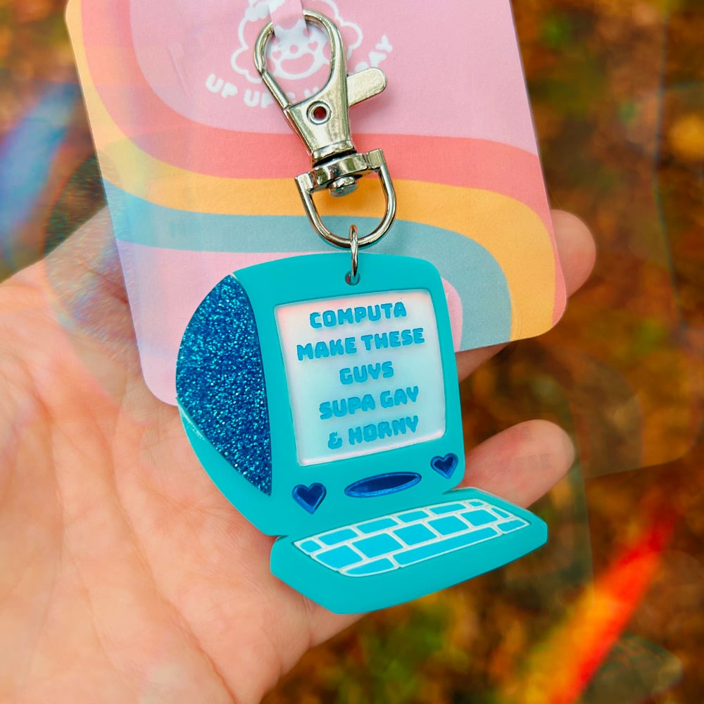Image of Blue Computa Keychain