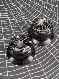 Image 2 of Preserved Web Guitar potentiometer knobs x2 - Set 2