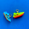 Two Pretty Boats Earrings